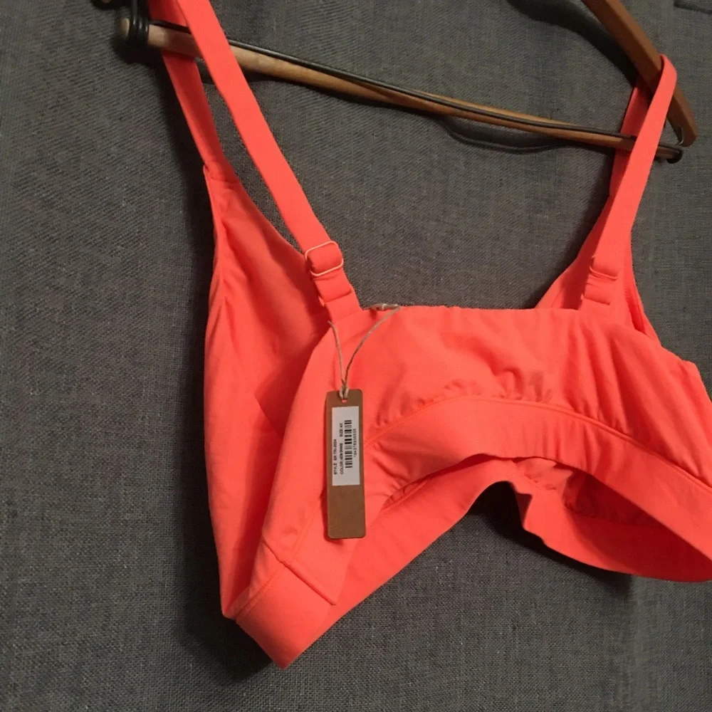 SKIMS Triangle Bralette Fits Everybody 4X Neon Orange New - Picture 4 of 9